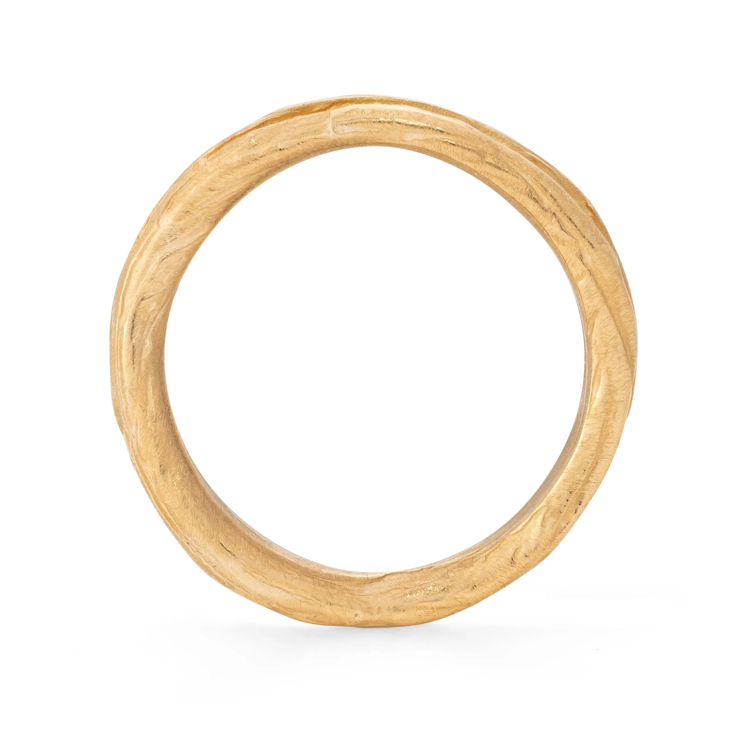 Ripple Fine Ring 22ct Gold