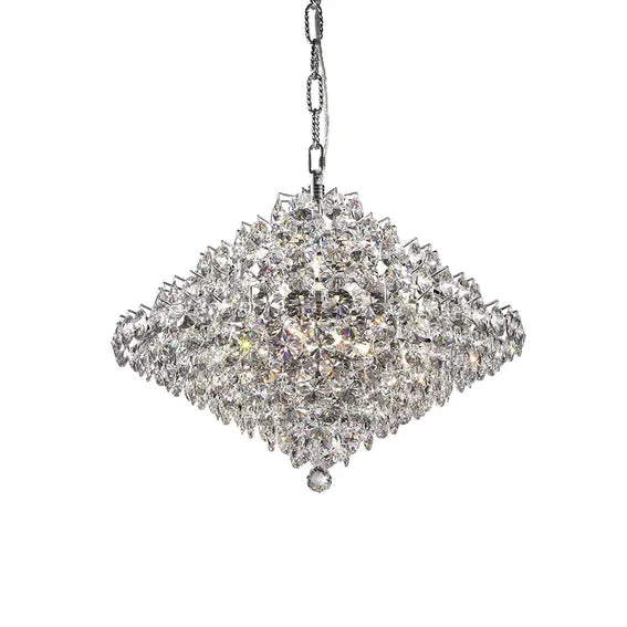 Rylight Aesthetic Conical Crystal Chandelier