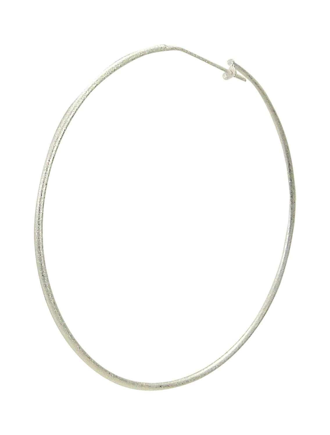 Sheila Fajl Lisa Featherweight Hoop Earrings in Silver