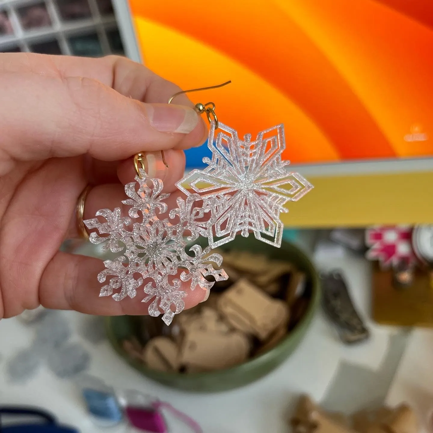 Snowflake Earrings