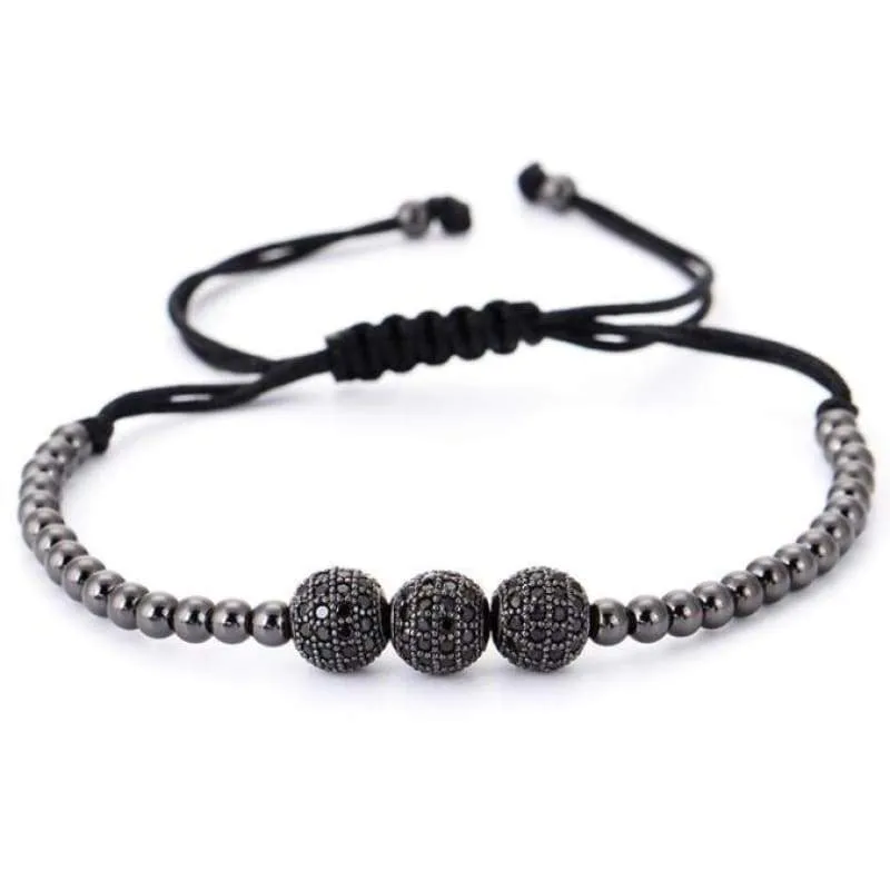 Sons of Odin Bracelet Triple Black