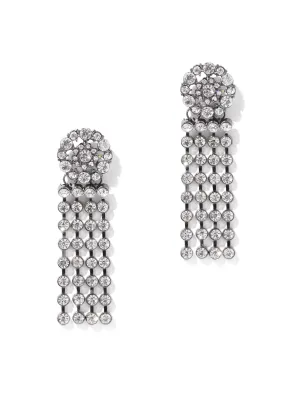 Sparkling Fringe Drop Earring