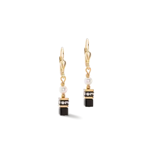 Sparkling Princess earrings gold-black