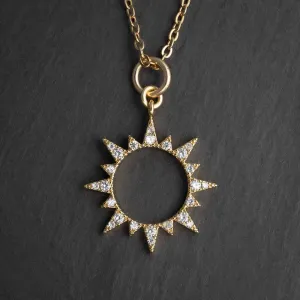 Sparkling Total Solar Eclipse Necklace