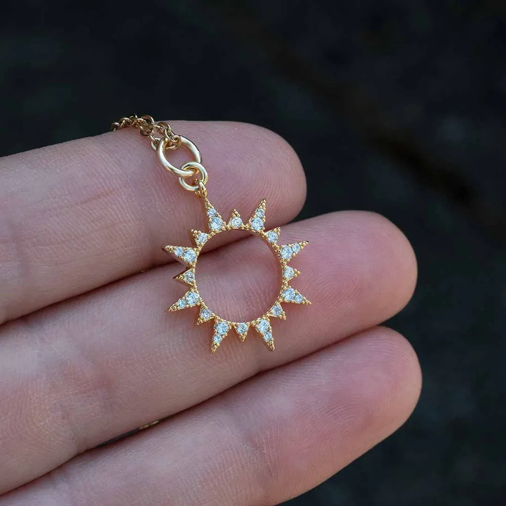 Sparkling Total Solar Eclipse Necklace