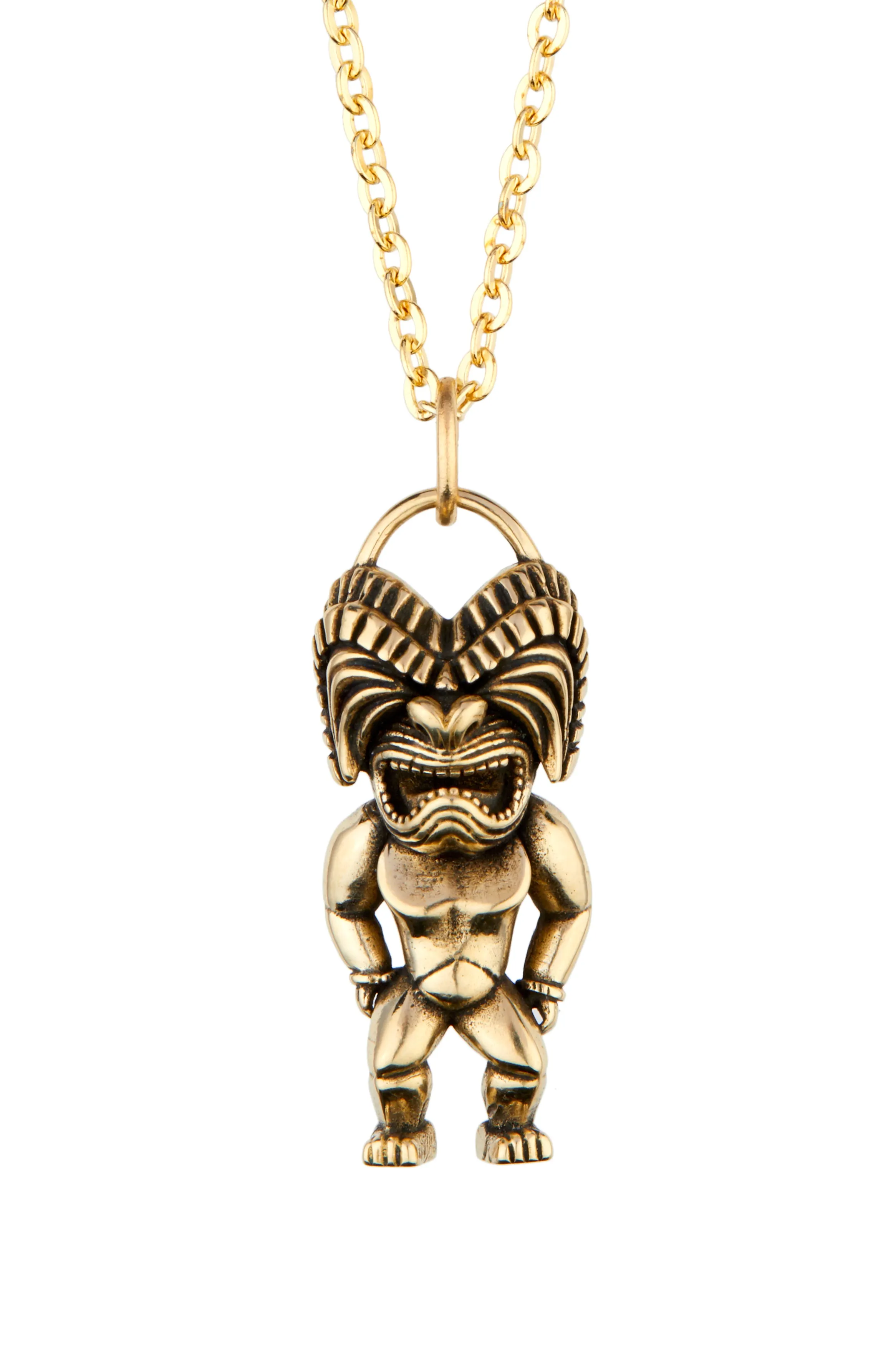 Tiki Man Necklace