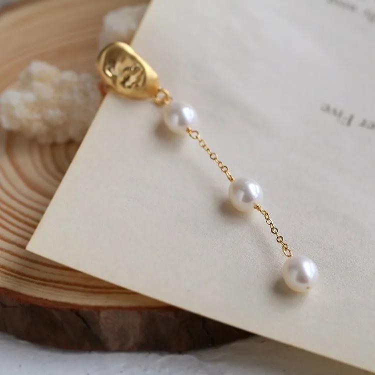 Timeless Charm Pearl Drop Earrings