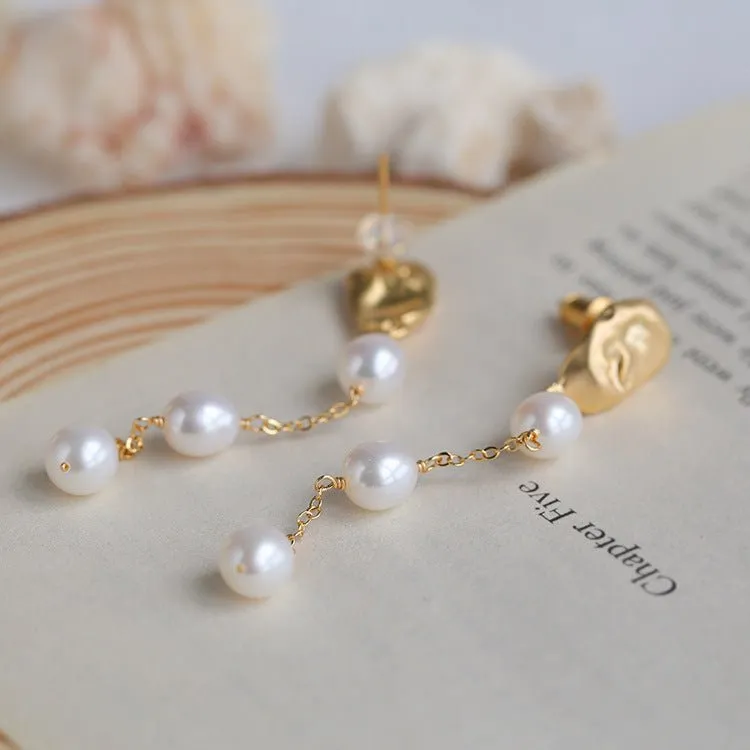 Timeless Charm Pearl Drop Earrings