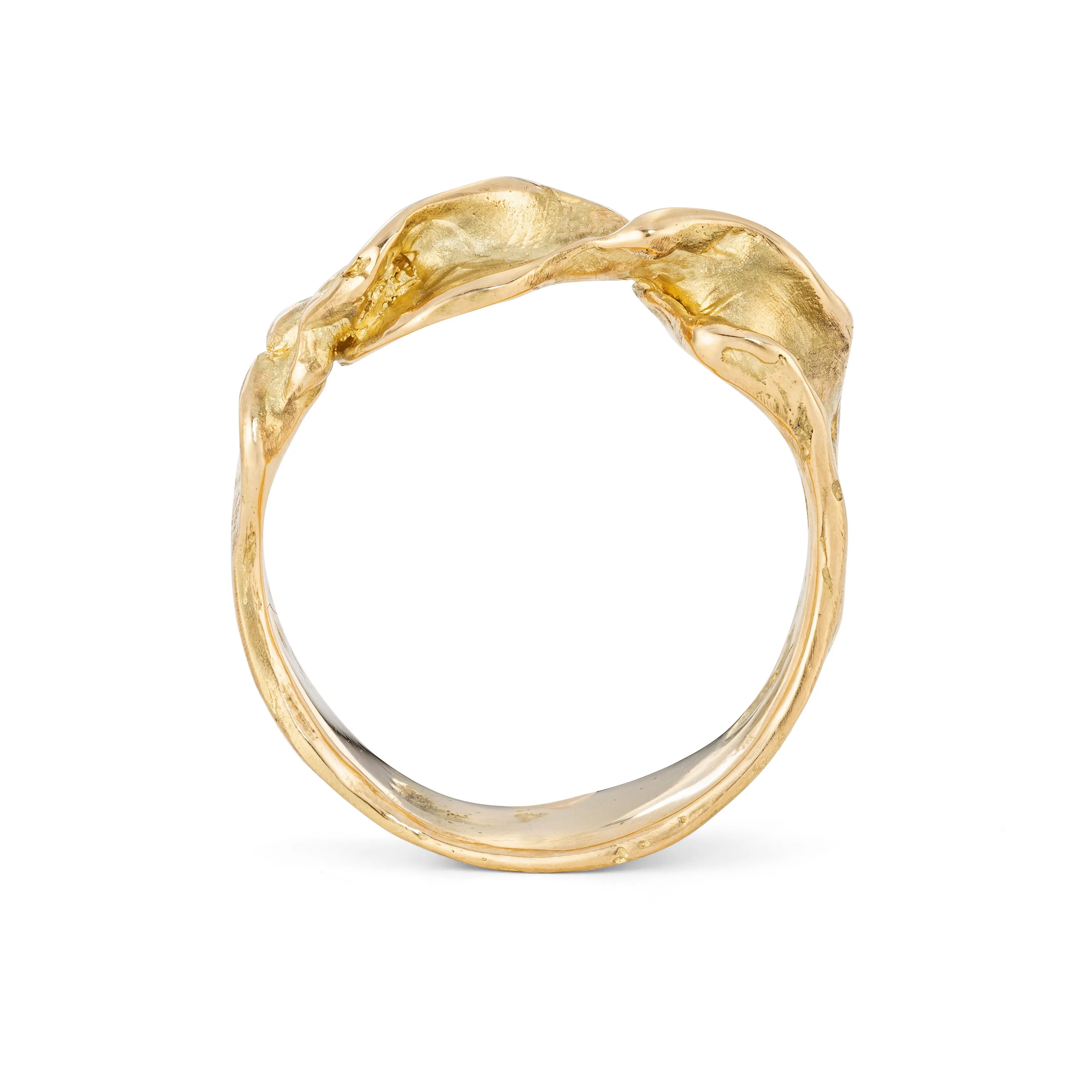 Twisted Kelp Ring 18ct Gold