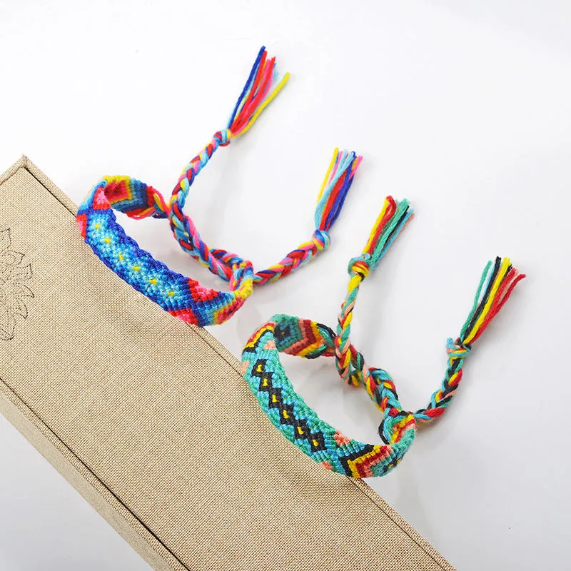 Vintage Tribal-Inspired Vibrant Totem Bracelet