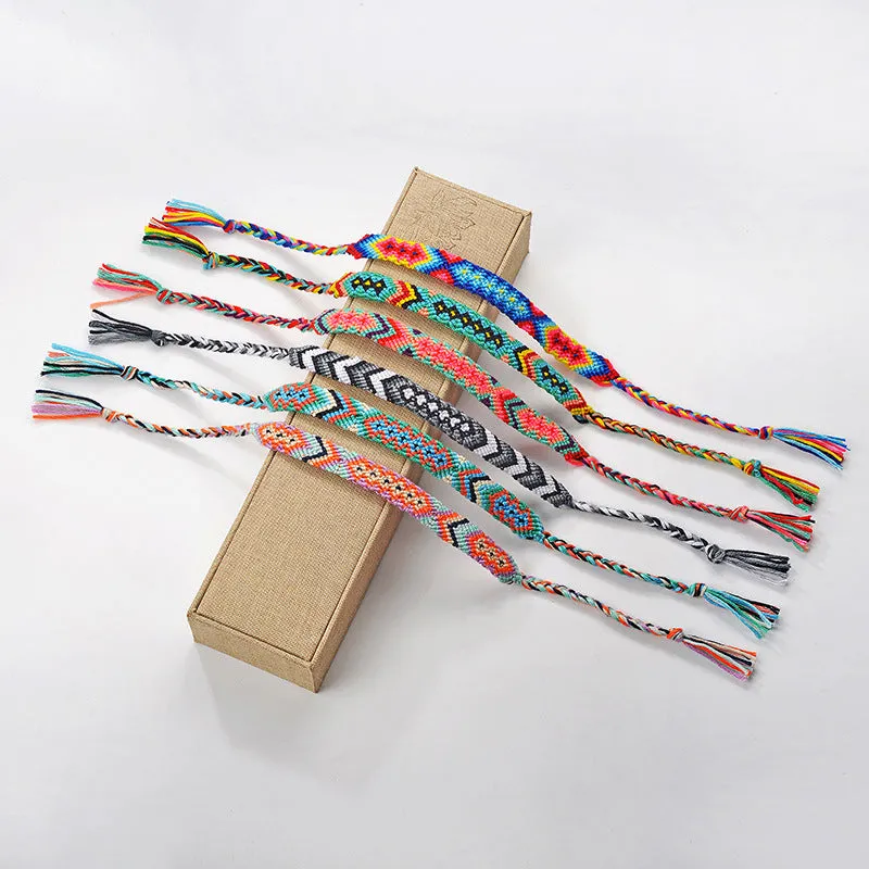 Vintage Tribal-Inspired Vibrant Totem Bracelet