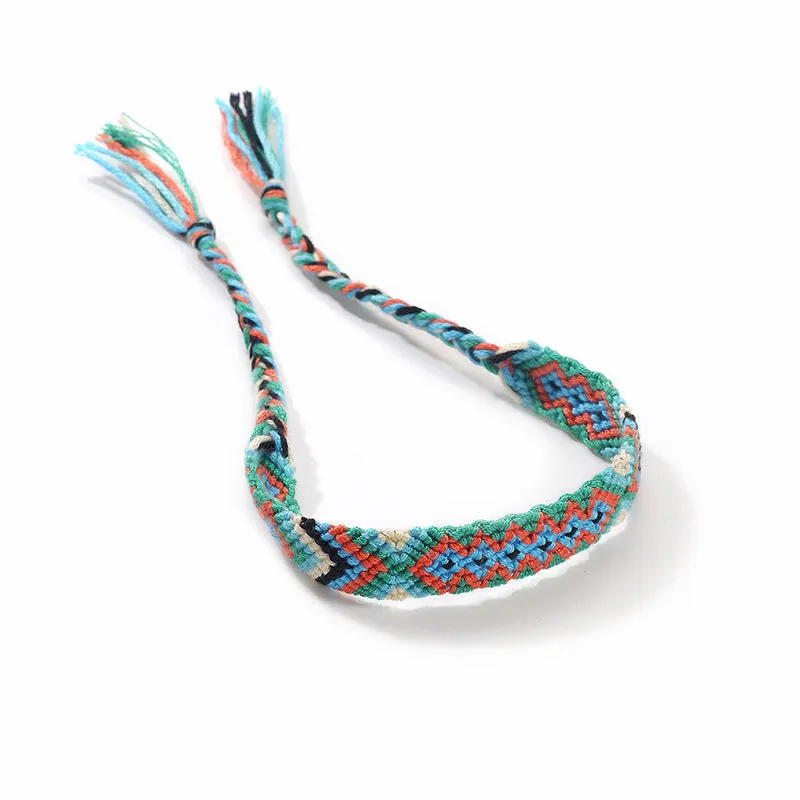 Vintage Tribal-Inspired Vibrant Totem Bracelet