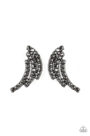 Wing Bling Silver-Earrings