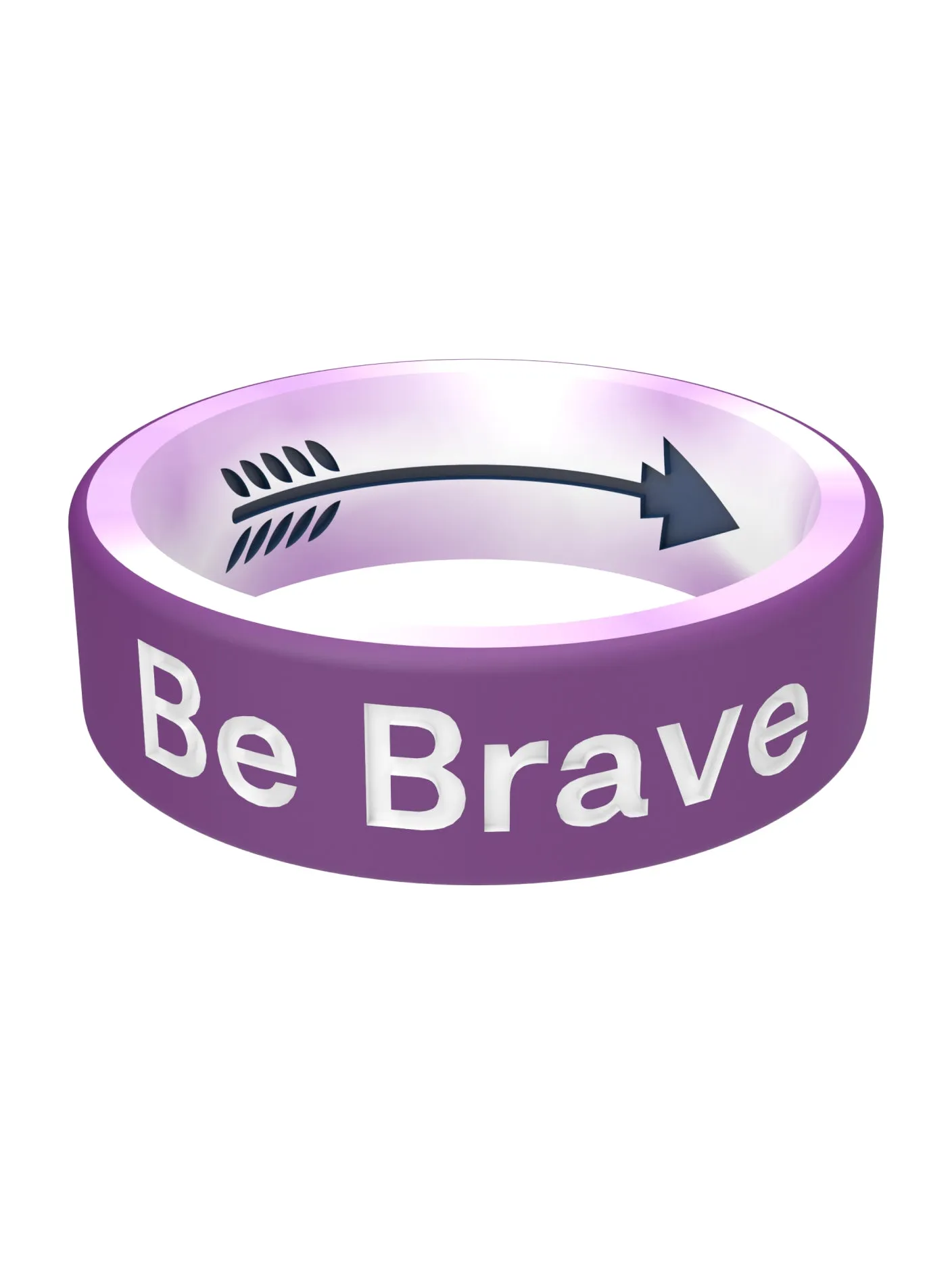 Women's Be Brave Purple Switch Ring